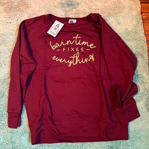 Stirrups Clothing Equestrian sweatshirt (medium)